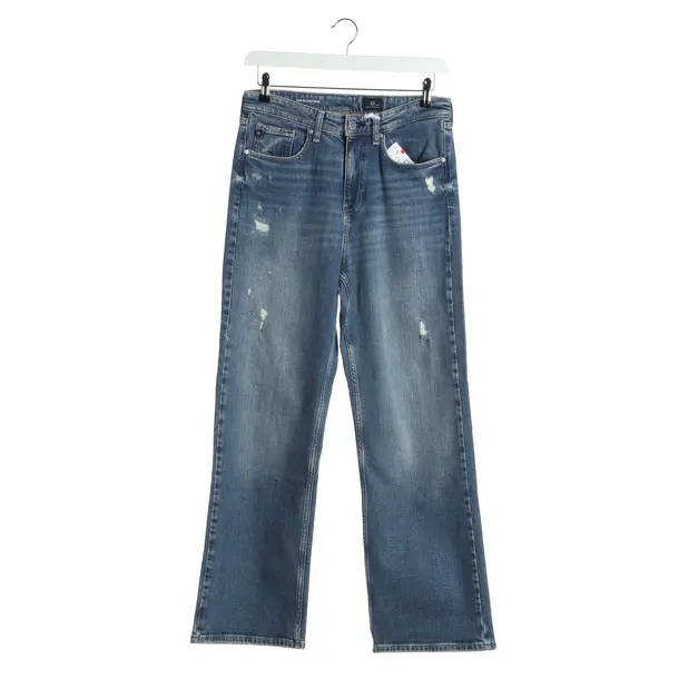 Straight Fit Jeans in Blue, Cotton, Adriano Goldschmied