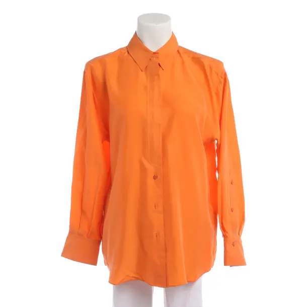 Blouse in Orange, Silk, Dorothee Schumacher