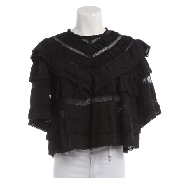 Bluse in Schwarz, Seide, Isabel Marant