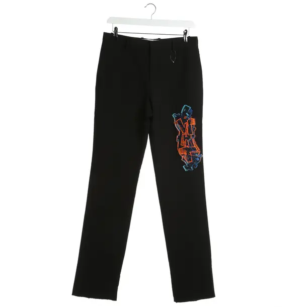 Chino in Mehrfarbig, Wolle, Off-White