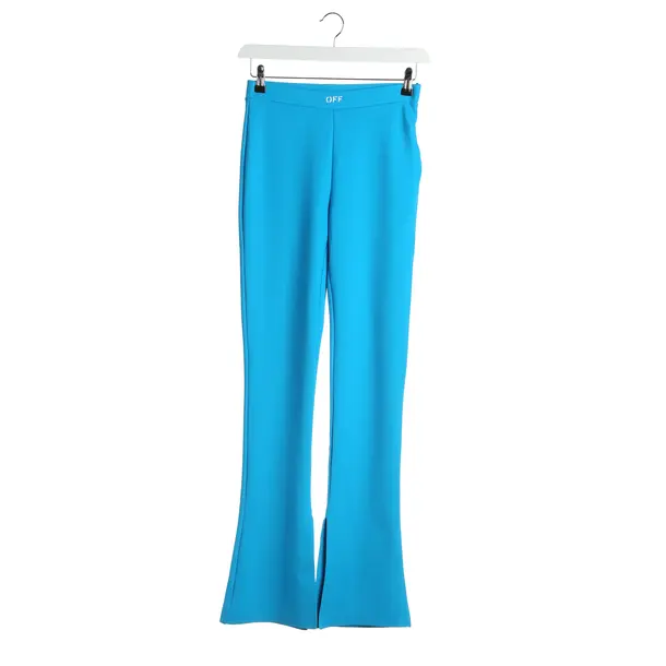Hose in Blau, Polyamid, Off-White