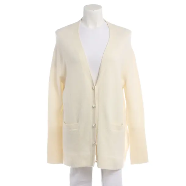 Cardigan in White, Polyimide, Carven
