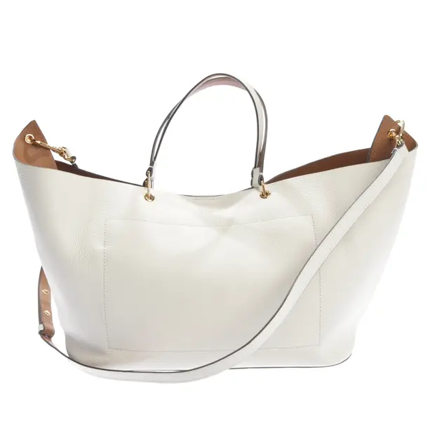 Handtasche in Weiß, Leder, Coccinelle