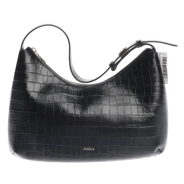 Schultertasche in Schwarz, Leder, Furla