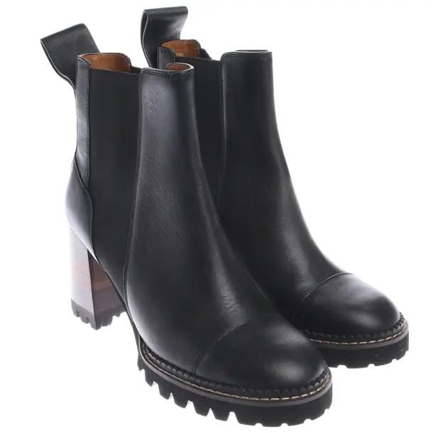 Stiefeletten in Schwarz, , See by Chloé