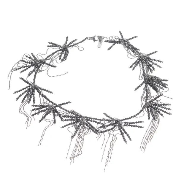 Necklace in Black, Metal (metallic, metallized), Brunello Cucinelli