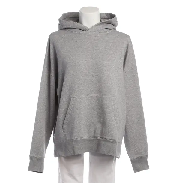 Hoodie in Grau, Baumwolle, Closed