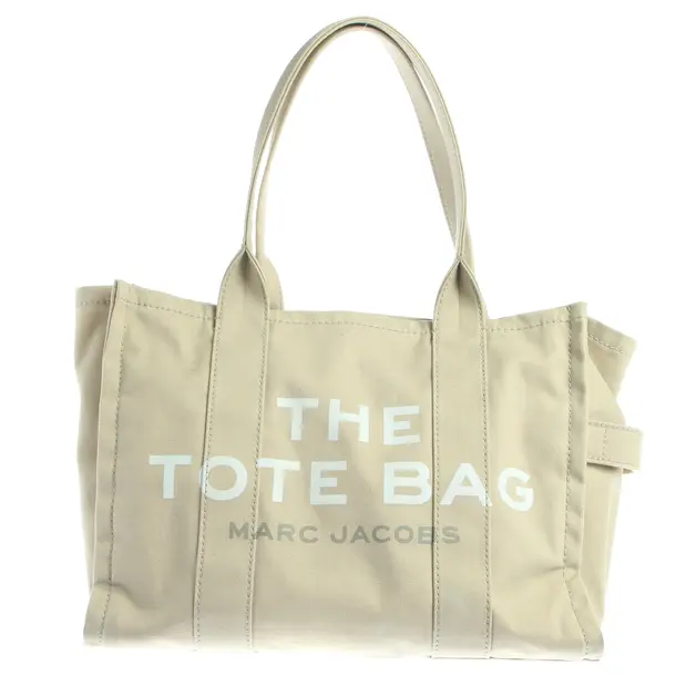 Schultertasche in Weiß, Baumwolle, Marc Jacobs