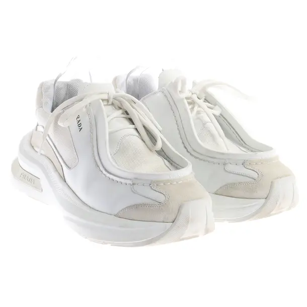 Sneakers in White, , Prada
