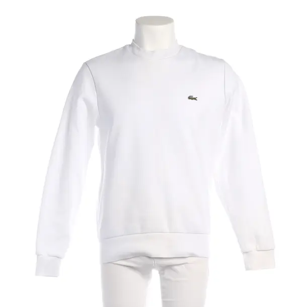 Sweatshirt in White, Cotton, Lacoste