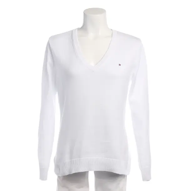 Jumper in White, Cotton, Tommy Hilfiger