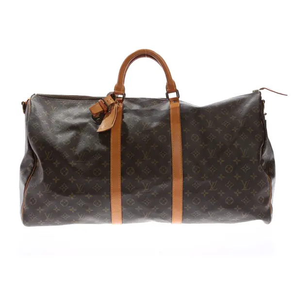 Weekender in Braun, Leder, Louis Vuitton