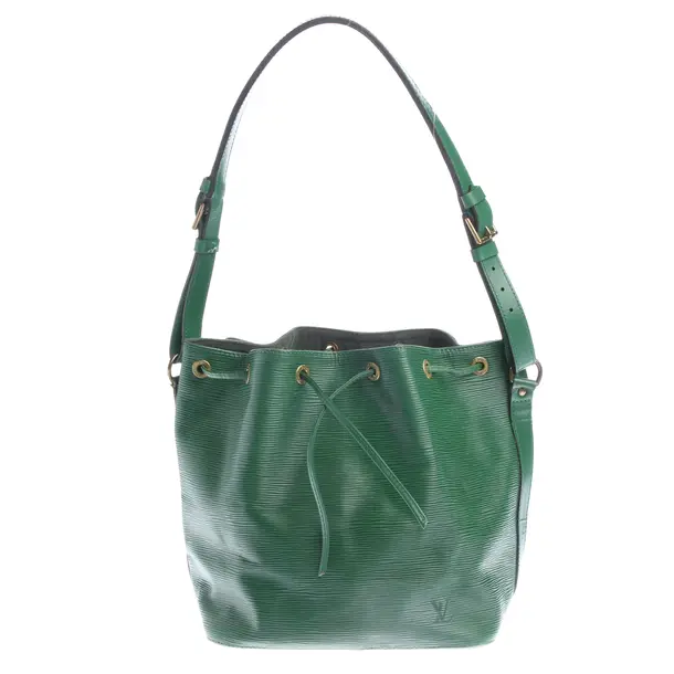 Bucket Bag in Grün, Canvas, Louis Vuitton