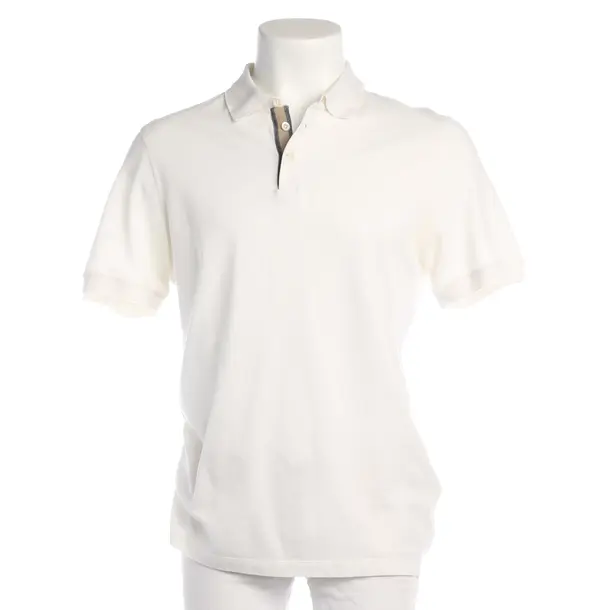 Poloshirt in Weiß, Baumwolle, Brunello Cucinelli