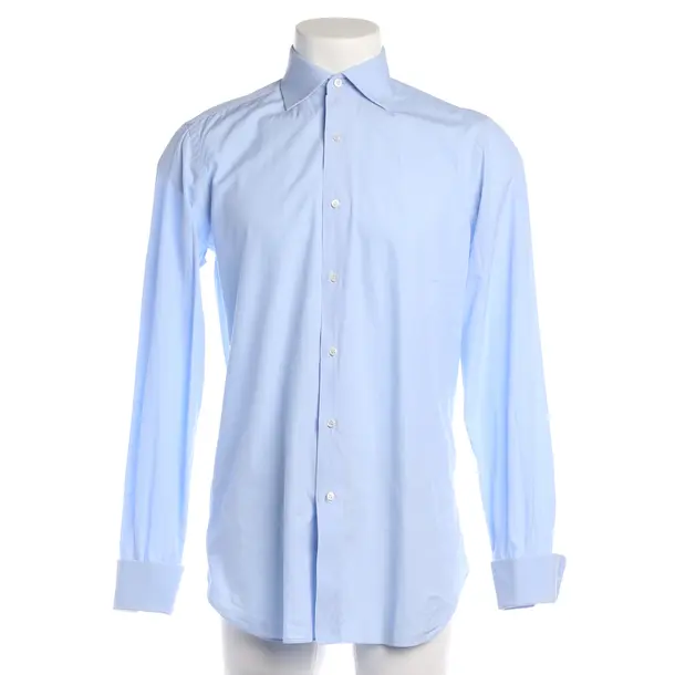 Hemd in Blau, Baumwolle, Brioni