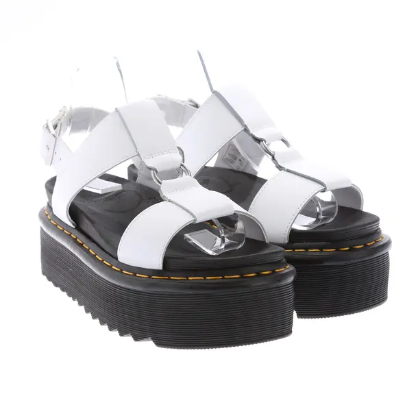 Plateausandalen in Weiß, , Dr. Martens