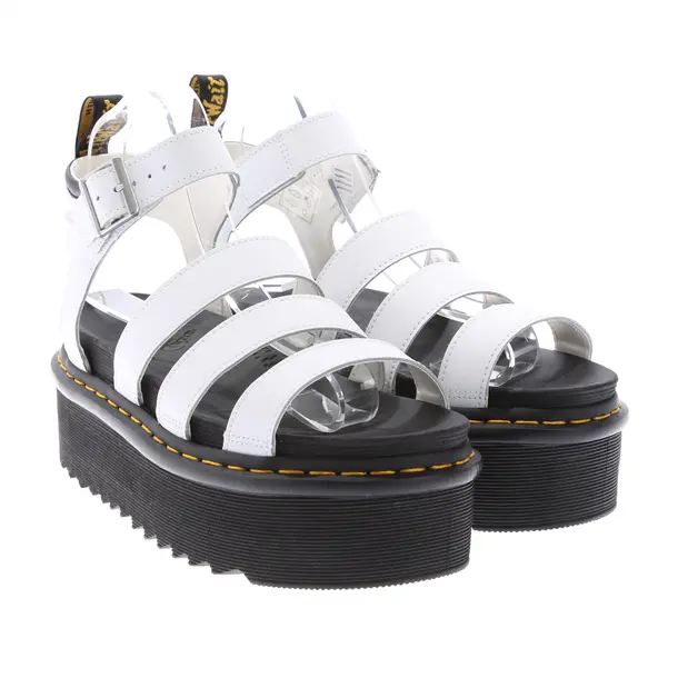Plateausandalen in Weiß, , Dr. Martens