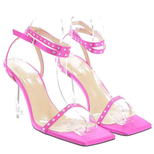 Heeled Sandals in Pink, , Mach & Mach