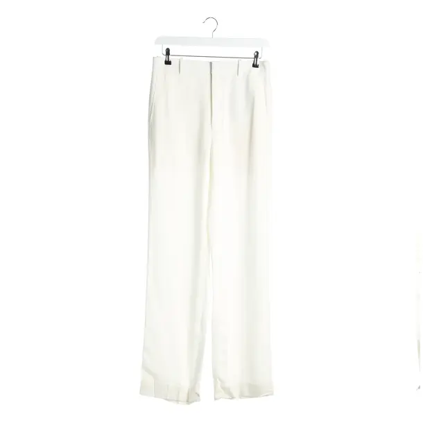 Hose in Weiß, Viskose, Ann Demeulemeester