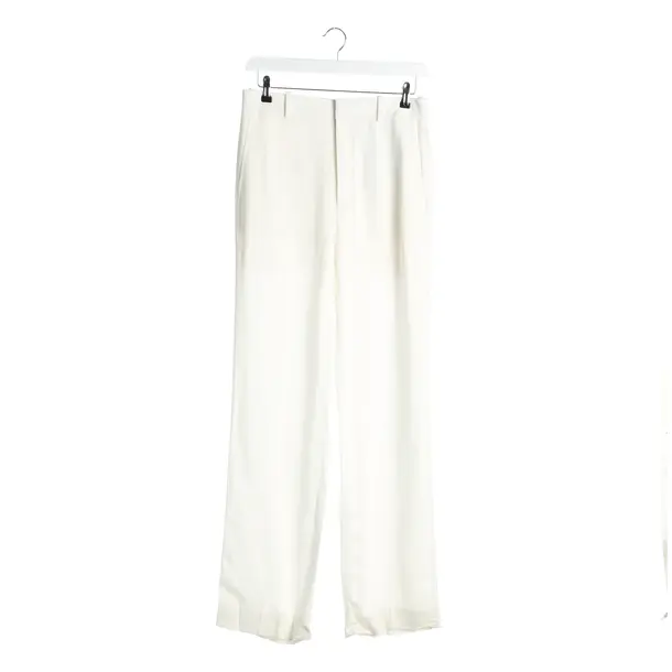 Hose in Weiß, Viskose, Ann Demeulemeester