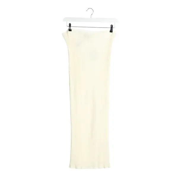 Skirt in White, Viscose, Aeron