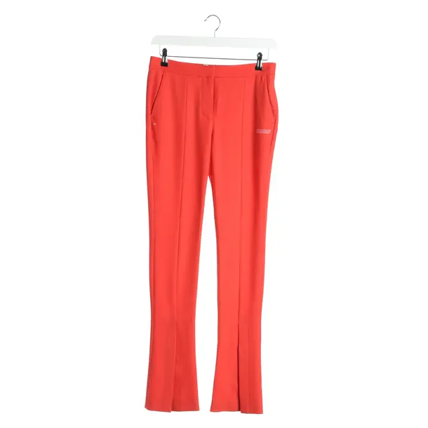 Hose in Rot, Polyester, Off-White