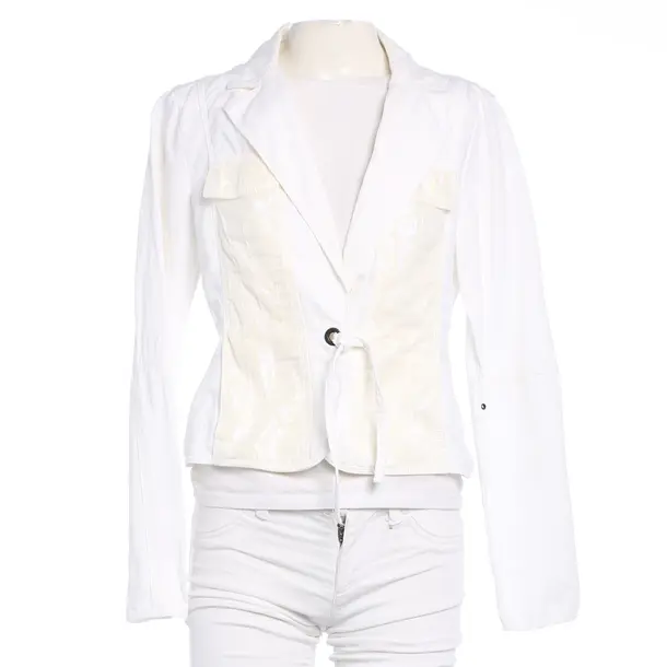 Blazer in Weiß, Baumwolle, Marc Cain Sports