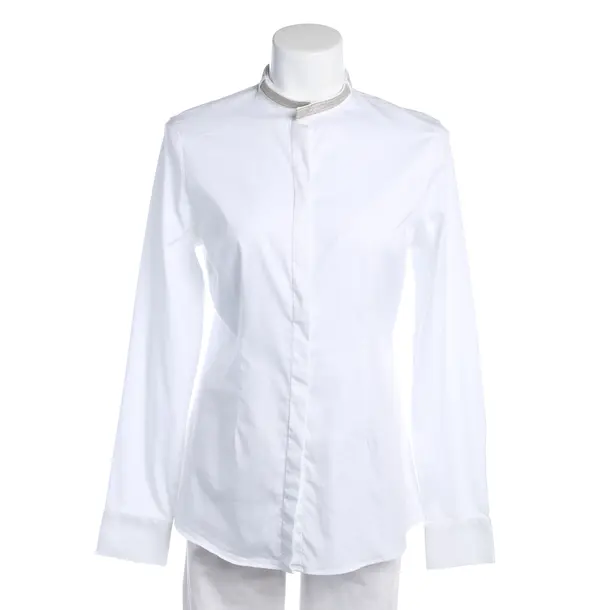 Blouse in White, Cotton, Soluzione
