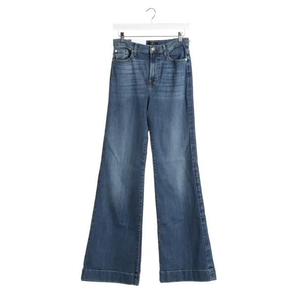 Flared Jeans in Blue, Cotton, 7 for all mankind