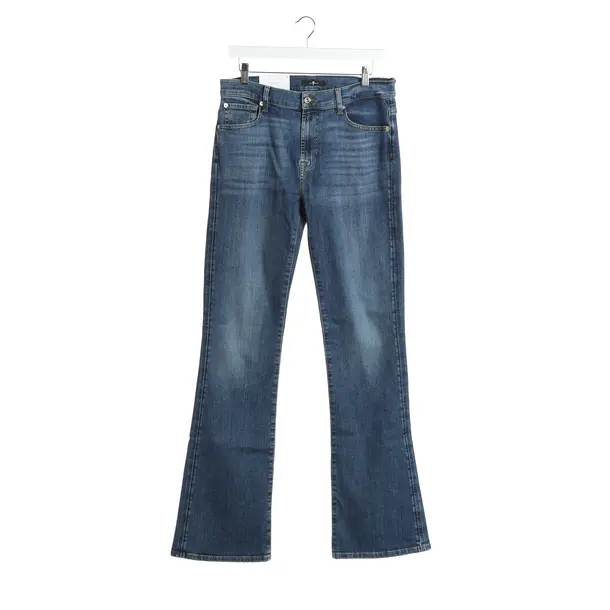 Jeans Bootcut in Blau, Baumwolle, 7 for all mankind