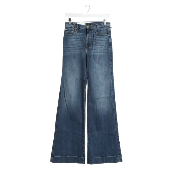 Flared Jeans in Blue, Cotton, 7 for all mankind