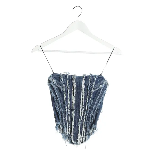 Top in Blau, Baumwolle, Act N°1