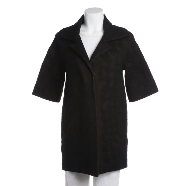Summer Coat in Black, Cotton, Odeeh