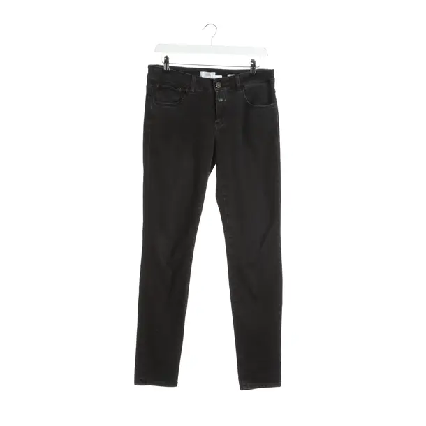 Jeans Slim Fit in Schwarz, Baumwolle, Closed