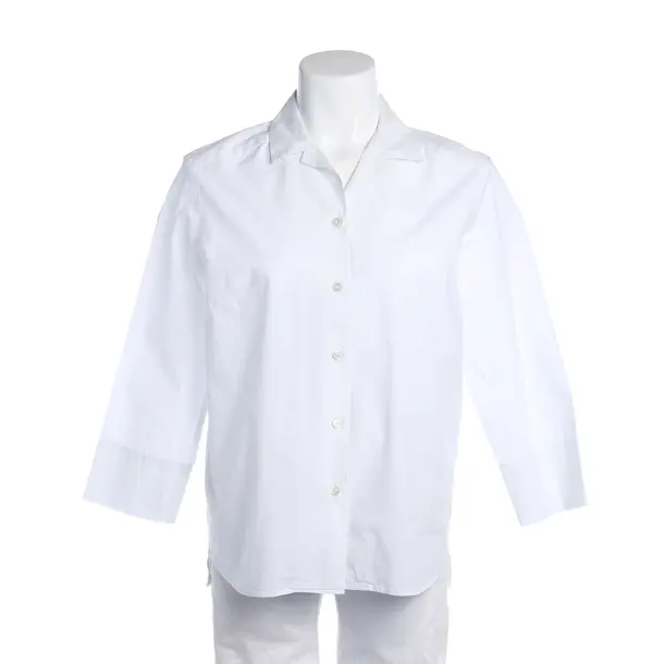 Blouse in White, Cotton, Odeeh