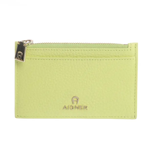 Wallet in Green, Leather, Aigner