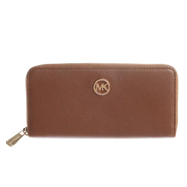Geldbörse in Braun, Leder, Michael Kors