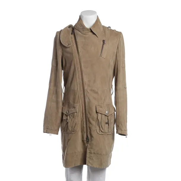 Leather Coat in Brown, Leather, Steffen Schraut