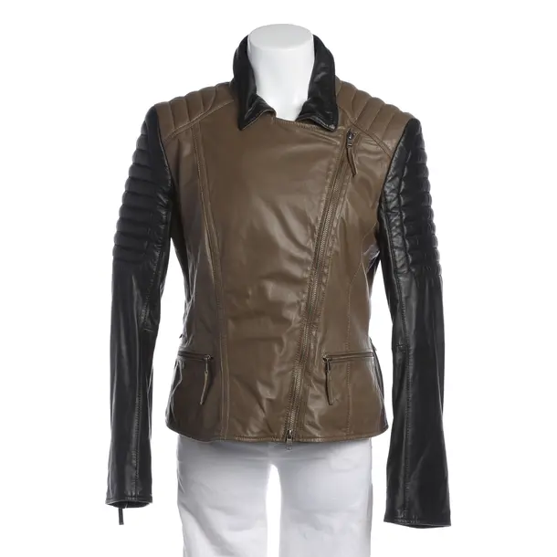 Lederjacke in Schwarz, Leder, Marc Cain Sports