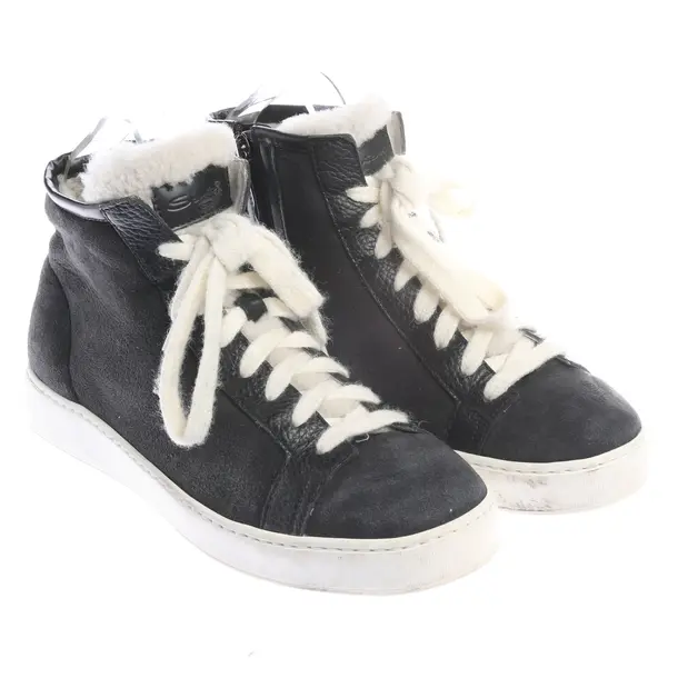 High-Top Sneaker in Schwarz, , Santoni