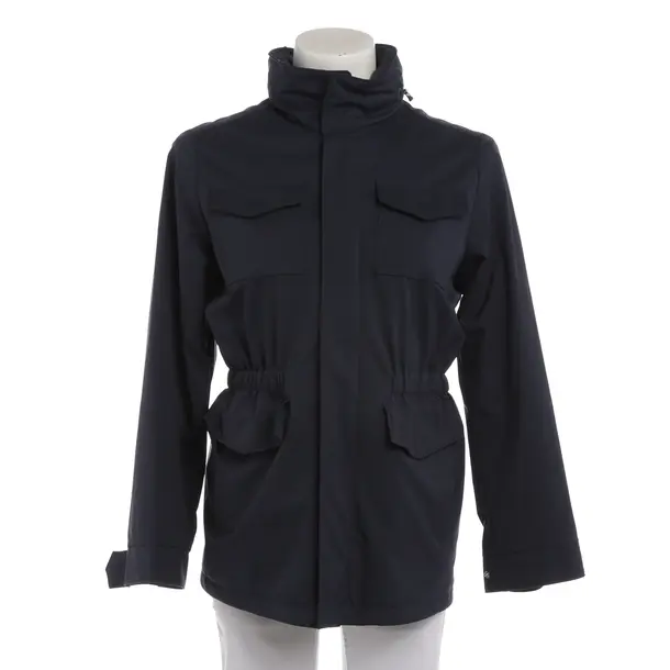 Mid-Season Jacket, in Navy, Polyamide, Loro Piana