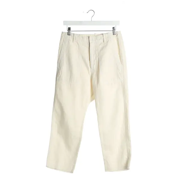 Pants in White, Cotton, Nili Lotan