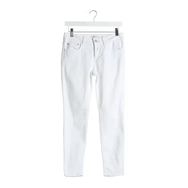 Straight Fit Jeans in White, Cotton, Closed