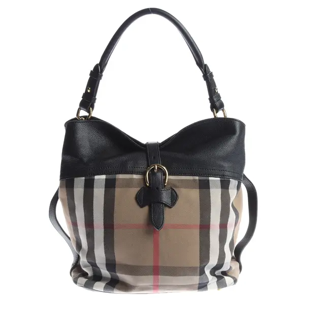 Schultertasche, in Mehrfarbig, Baumwolle, Burberry