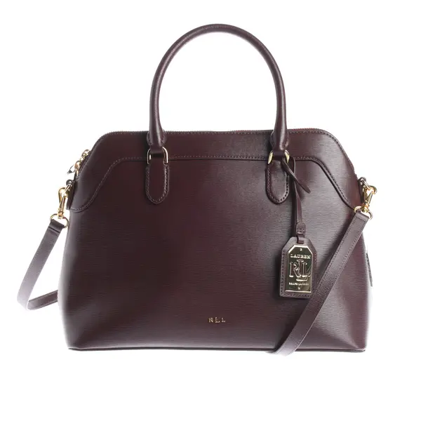 Handtasche in Lila, Leder, Lauren Ralph Lauren