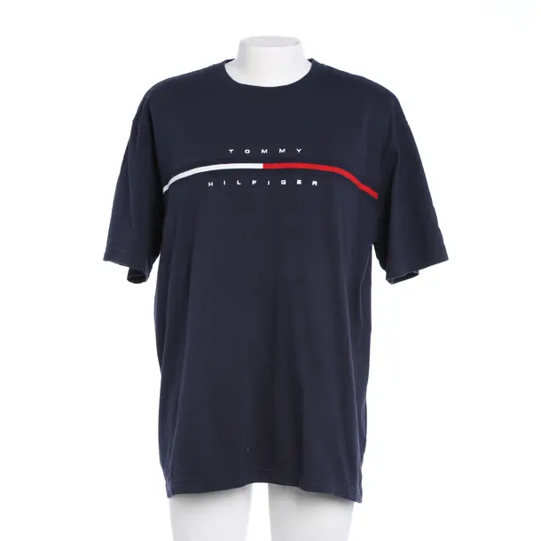 T-Shirt in Blau, Baumwolle, Tommy Hilfiger