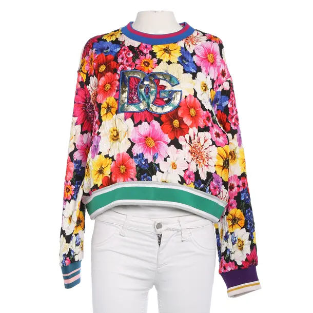 Sweatshirt, in Multicolored, Cotton, Dolce & Gabbana