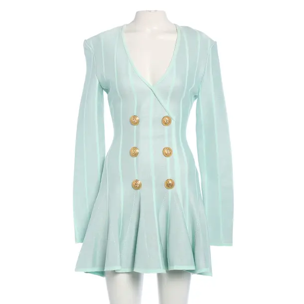 Kleid in Blau, Viskose, Balmain