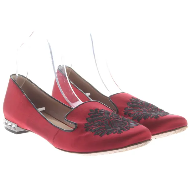 Loafers in Rot, , Miu Miu