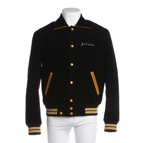 Übergangsjacke in Schwarz, Baumwolle, Saint Laurent